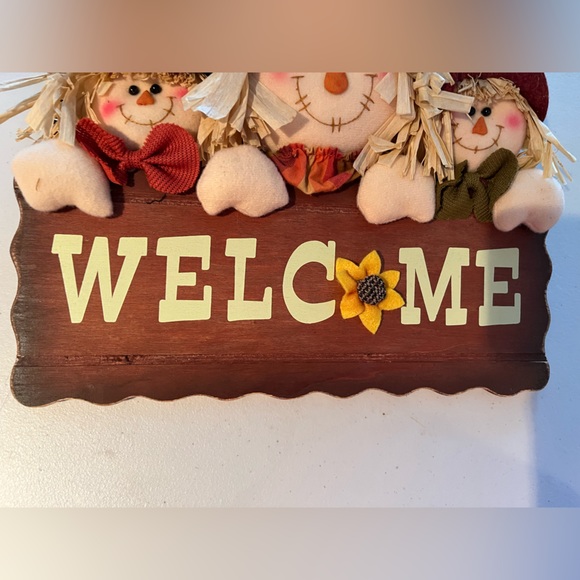 🔥. Scarecrow Fall Welcome sign - Picture 6 of 7